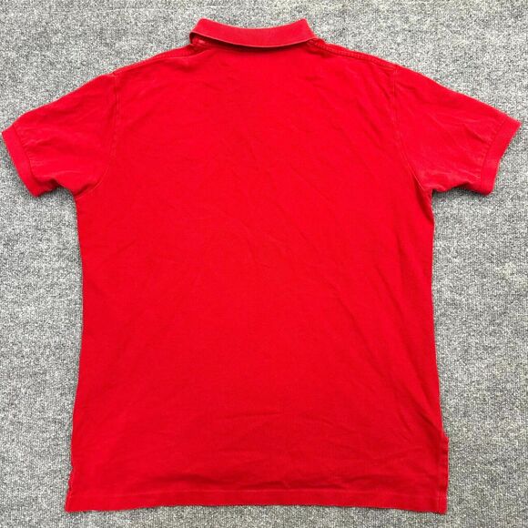 Polo By Ralph Lauren Polo Shirt Men's XL Red Cotton Logo Short Sleeve Pullover - Picture 3 of 7